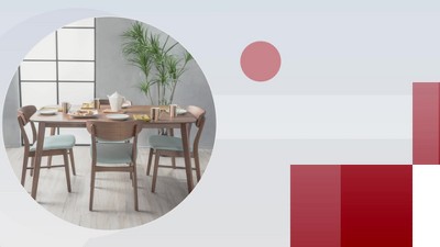 Set of 2 Dark Grey Upholstered Walnut Dining Chairs