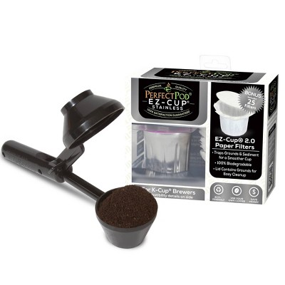 Perfect Pod EZ-Cup Stainless Steel & EZ-Scoop