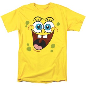 Spongebob Spongebob Surprise Face Adult T-Shirt Yellow 2X Large - 1 of 4