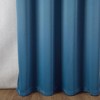Olivia Gray Anchorage Blackout Single Grommet Curtain Panel Pair - 54x63", Blue - 2 of 4