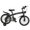 Topteng 14 16 Inch Kid's Bike Children Bicycle with LED Headlight for Boys and Girls - Black/Red - 2 of 4