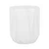 CAVINAS Modern Sandglass Concrete Patio Table,15.5" Outdoor Side Table with Geometric Design,Patio End Table for Poolside,Garden,Patio,Antique White - 2 of 4