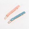 Meri Meri Glitter Rainbow Hair Clips (Pack of 6) - 2 of 4