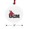 University of Central Missouri Primary Logo Aluminum Holiday Christmas Tree Ornament - 3 of 4