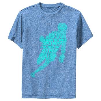 Boy's Lost Gods Lacrosse Slang Terms Silhouette Performance Tee