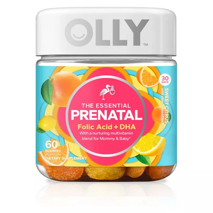 Best OTC Prenatal Vitamins, Olly Essential Prenatal Multivitamin Vibrant Dietary Supplement Gummies