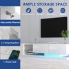 CAVINAS RGB LED TV Stand for 75" TVs, 70.8" Entertainment Center with Storage Cabinets,TV Console for Living Room,Bedroom,Home - 4 of 4
