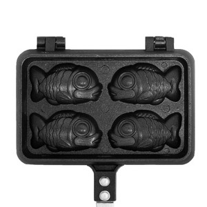 CookKing Taiyaki Japanese Mini Fish-shaped Pancake Double Pan - 1 of 4