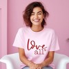 Simply Sage Market Women's Love All Short Sleeve Graphic Tee - 2 of 4