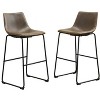 NicBex Dining Chairs Set of 2 PU Leather Barstools Chairs for Dining Table with Metal Legs Suitable for Kitchen, Home Bar - 2 of 4