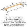 Amerock Merced Pull for Cabinets, Drawers, and Furniture - 4 of 4