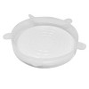 Norpro 6 Piece Reusable Food-Safe Silicone Lids Set - Fits 2.5" to 11" Openings - 2 of 4