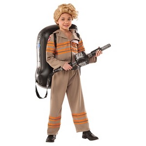 Halloween Girls Ghostbusters Movie: Ghostbuster Female Deluxe Costume - L, Girl