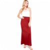 Anna-Kaci Women's Satin Maxi Skirt With High Waist And Flowing A-Line Design - 3 of 4
