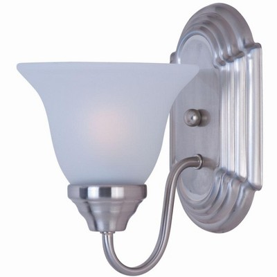 Maxim Lighting Essentials - 801x 1 - Light Wall Light in  Satin Nickel