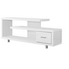 NicBex Minimalist 60 Inch TV Stand with Metal Legs Contemporary Entertainment Center with Storage Cabinet for Living Room, Bedroom - 2 of 4