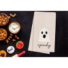 C&F Home Spooky French Knot Flour Sack Cotton Halloween Embroidered Kitchen Towel - 3 of 4