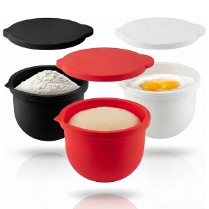 MIXAID 3pk Silicone Bowl Liner Set designed for KitchenAid 5qt Tilt ...