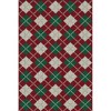 Coolmee Christmas Washable Area Rug Low Pile Rug Indoor Floor Carpet for Living Room Bedroom Kitchen Dining Room - 3 of 3