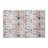 Boho Area Rug Washable Rug Moroccan Living Room Rug Non-Shedding Print Floor Carpet Soft Abstract Carpet, Beige - 3 of 4