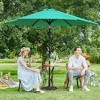 Yaheetech 9FT Patio Umbrella Market Umbrella with Button Tilt and Crank - 2 of 4