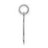 Black Bow Jewelry Sterling Silver, Athletic Collection, Small Polished Number 54 Pendant - 2 of 4