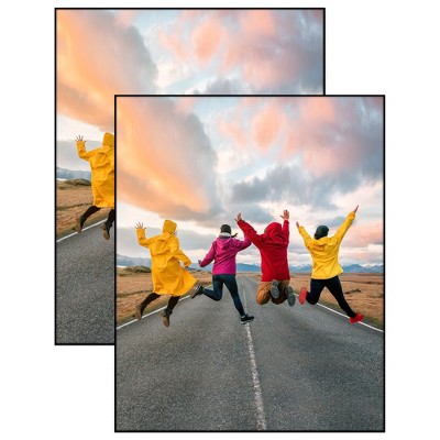 Americanflat Front Loading Picture Frame Set - 16x20 - Black - 2 Pack