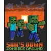 Women's Minecraft Sun's Down Zombies Around T-Shirt - image 2 of 4