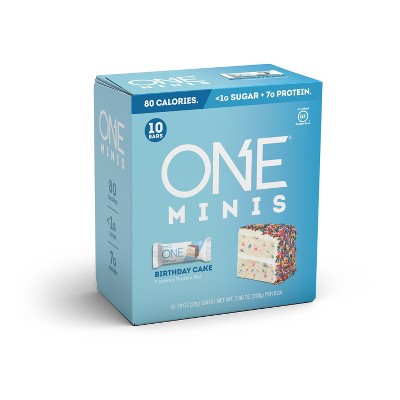 ONE Bar Minis Protein Bar - Birthday Cake - 10ct