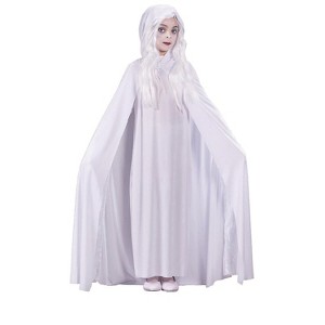 Fun World Girls' Gossamer Ghost Costume - 1 of 2