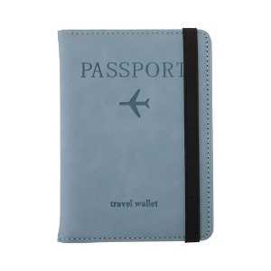 Unique Bargains Strap Design RFID Blocking Passport Cover 1 Pc - 1 of 4
