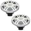 Hertz Marine (2 Pair ) HMX 8 Marine Speakers, RGB LEDs, White Grilles - 2 of 4