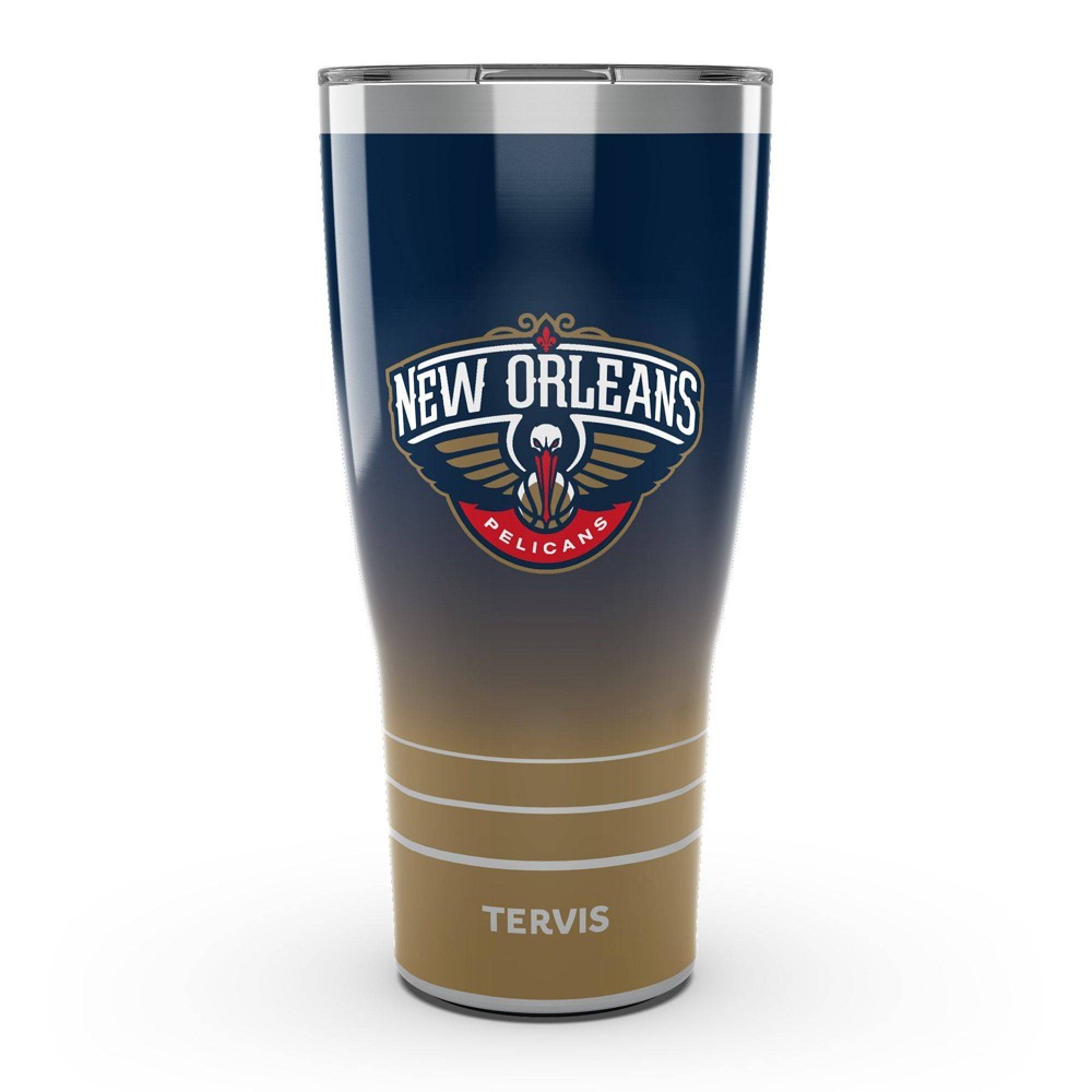 Photos - Glass NBA New Orleans Pelicans 30oz Ombre Stainless Steel Tumbler