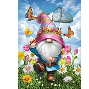 Briarwood Lane Spring Garden Flag 12x18 For Outdoor Springtime Gnome For Spring Garden Flag Flags For Outside - 1 of 4
