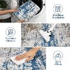 coucheta Multi-size Washable Modern Abstract Area Rug for Living Room, Foldable Non Slip Ultra-Soft Contemporary Carpet, for Bedroom, Dining, Office - 3 of 4