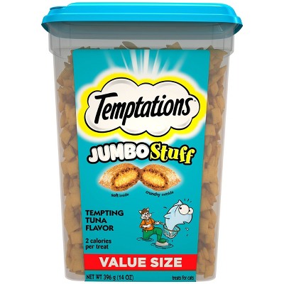 Temptations Whiskas Jumbo Stuff Tempting Tuna Cat Treats - 14oz