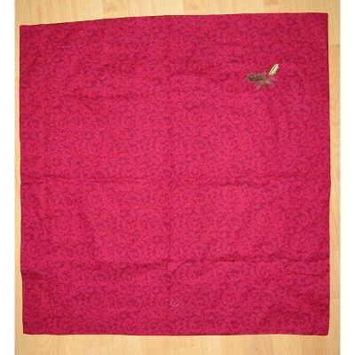 C&F Home 26" x 26" Red Plaid Cotton Euro Sham - Machine Washable
