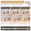 Vanity Mirror with Lights, Large Makeup Mirror, 3 Color Lighting Modes Tabletop, Fashion Bathroom Mirror for Dressing Room,Bedroom, Plug in - 4 of 4