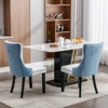 FONTOI 2 PCS High-end Tufted Dining Chair with Nailhead Trim - 4 of 4