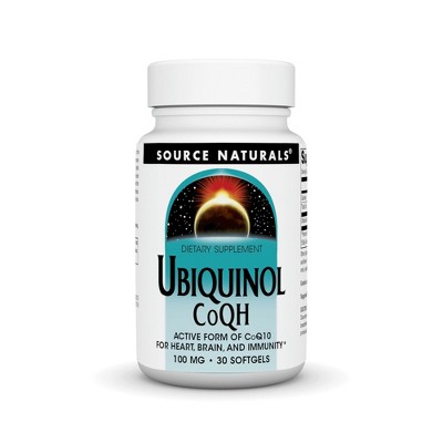 Ubiquinol CoQH Coenzyme Q10 100mg by Source Naturals, Inc.  -  30 Softgel