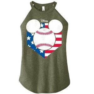 Women's - Disney - Americana Graphic High Neck Tank - 1 of 3