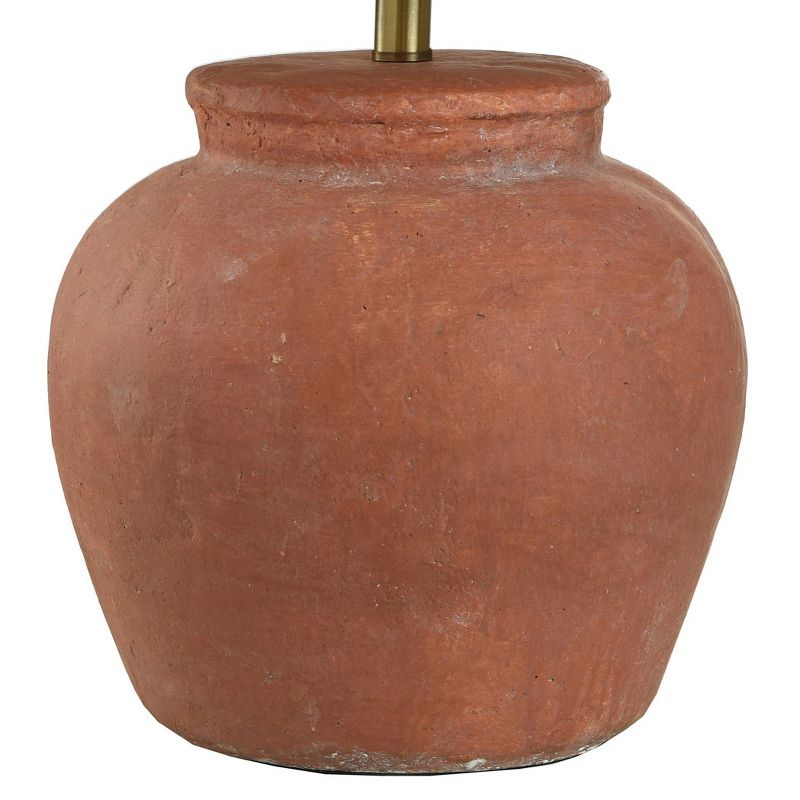 Rustic Cement Table Lamp Terracotta Finish - StyleCraft, 4 of 8