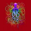 Men's Design By Humans Octopus Psychedelic Luminescence By BluedarkArt T-Shirt - 2 of 4