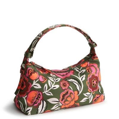 Vera Bradley Women's Outlet Nylon Roxbury Crescent Shoulder Bag