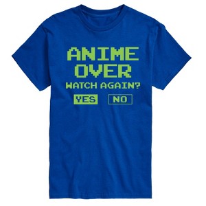 Men's - Instant Message - Anime Over Yes No Short Sleeve Graphic T-Shirt - 1 of 4