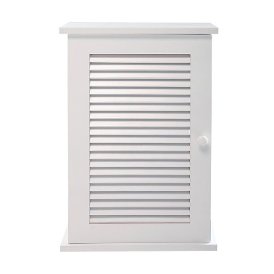 Infurnic Utility Storage Cabinets Modern Hanging Cabinet Effective Space Saver, Durable and Ideal for Bathroom Storage, White, 13.8"*6"*21"