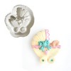 O'Creme Pram Baby Carriage Silicone Fondant Mold - 2" x 2" - White - 3 of 3