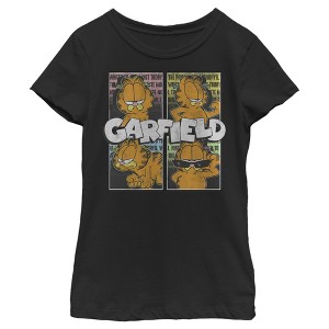 Girl's Garfield Character Cool Portraits T-Shirt - 1 of 4