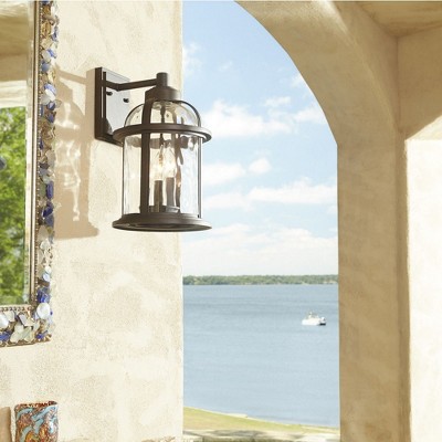 Quorum Lighting Winston 3-Light Noir Outdoor Wall Sconce