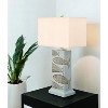 HomeRoots Set of Two 28" Blue Table Lamp With White Cone Shade - 2 of 4